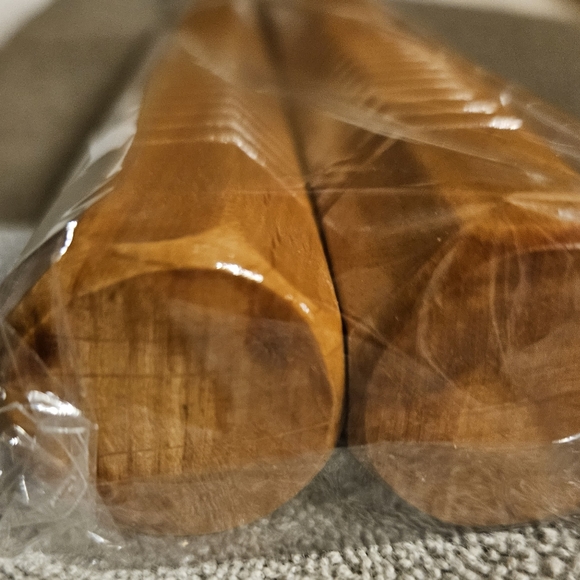 WOOD Sticks 12'' Safety Nunchucks Martial Arts with Steel Chain ROOM DECOR - Picture 3 of 5